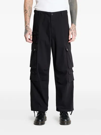 Carhartt Cargo-pockets Trousers In Black