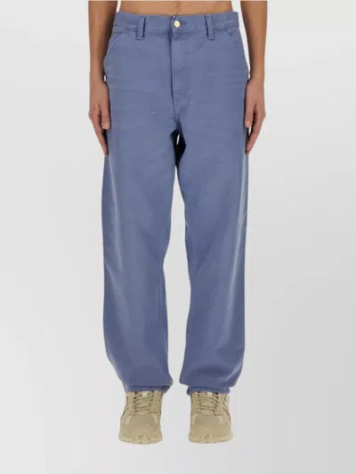 Carhartt Cargo Pockets Utility Trousers In Blue