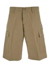 Carhartt Regular Cargo Shorts In Ripstop Cotton In Beige