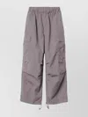 Carhartt Cargo Style Cotton Poplin Trousers In Gray