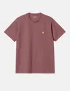 Carhartt Carhart Wip Chase T-shirt In Pink