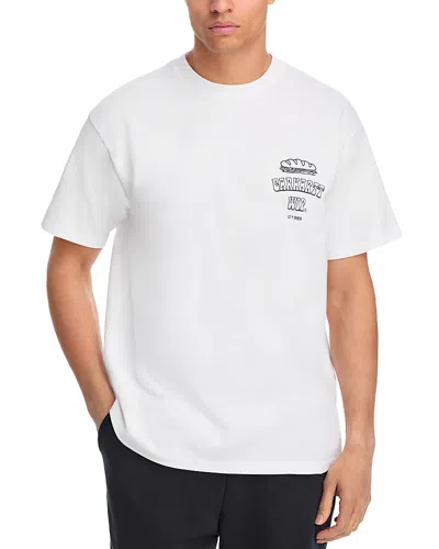 Carhartt Carhatt Wip Sandwich Short Sleeve Graphic Tee In White