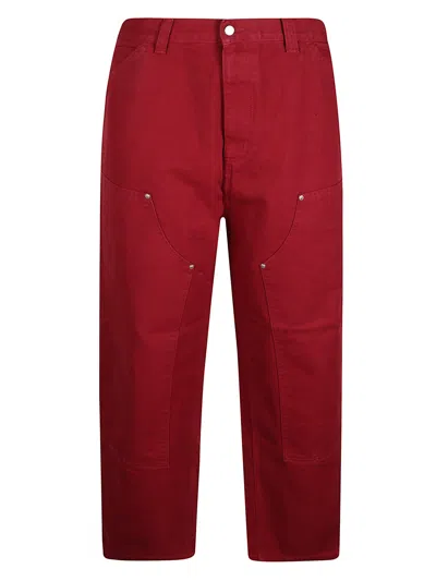 Carhartt Carpenter Relaxed Og Double Knee Pants In Burgundy