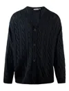 Carhartt Cardigan Carter Nero In Blue