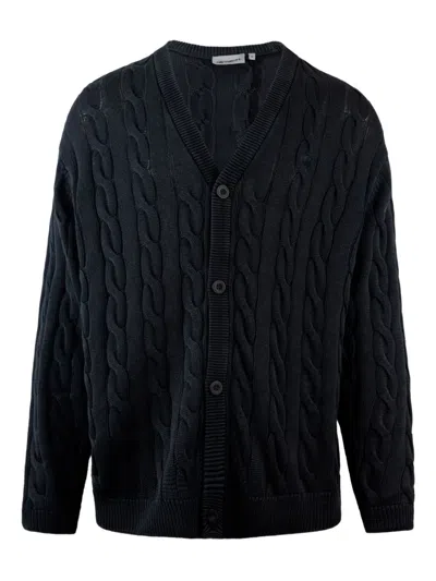 CARHARTT CARTER CABLE-KNIT CARDIGAN