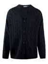 Carhartt Cardigan Carter Nero In Black