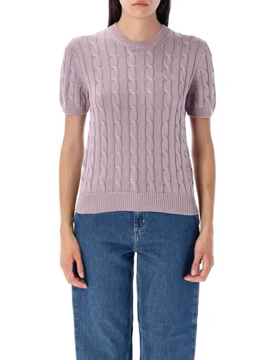 Carhartt Carter Knit T-shirt In Pink