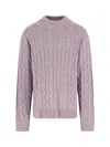 Carhartt Carter Cable-knit Sweater In Purple