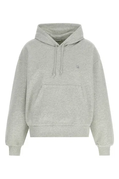 Carhartt Hooded Casey Sweatshirt In Gray