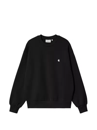 Carhartt Casey Logo-embroidered Sweatshirt In Purple