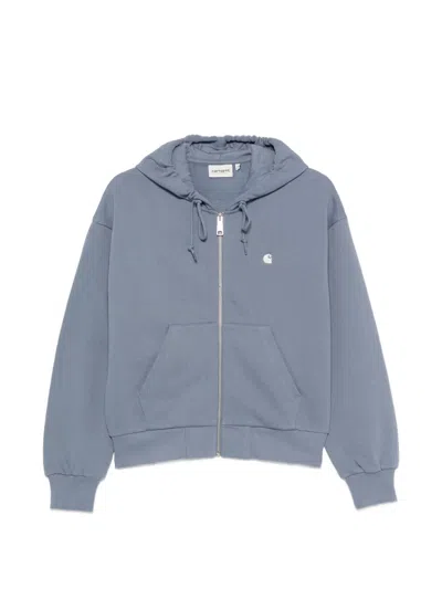 Carhartt Casey Zip-fastening Hoodie In Blue