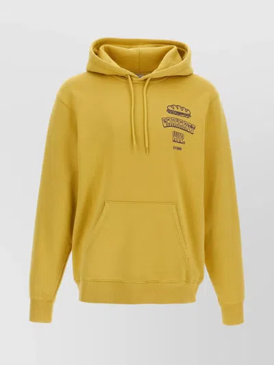 Carhartt Casual Hoodie With Drawstring And Pocket In Yellow