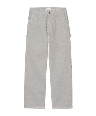 Carhartt Casual Pants With Belt Loops In Orange