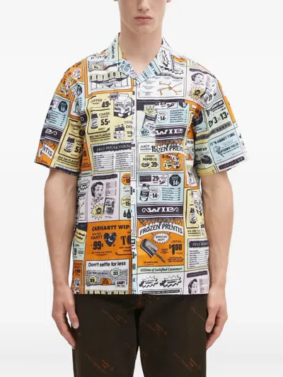 Carhartt Catalogue Graphic-print Shirt In Multi