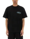 Carhartt Wip Catalogue Printed Cotton T-shirt In Black