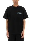 Carhartt Wip Catalogue Printed Cotton T-shirt In Black