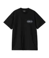 Carhartt Wip Catalogue Printed Cotton T-shirt In Black