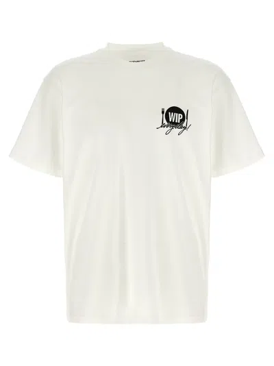 Carhartt Graphic Print Crew Neck T-shirt In White