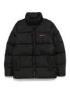 Carhartt Short Quilted Puffer Jacket With Logo In Black
