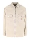 Carhartt 'reynold Shirt Jacket' Zip Jacket In Neutral