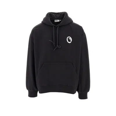 Carhartt 'charm Link' Print Hoodie In Black