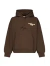 Carhartt Charm Link Drawstring Hoodie In Brown