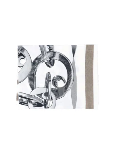 Carhartt 'charms Belt' Scarf In White