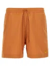 Carhartt Wip Orange Polyester Chase Swim Trunks In Orange
