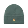Carhartt Chase Beanie Hat Silver Pine In Green