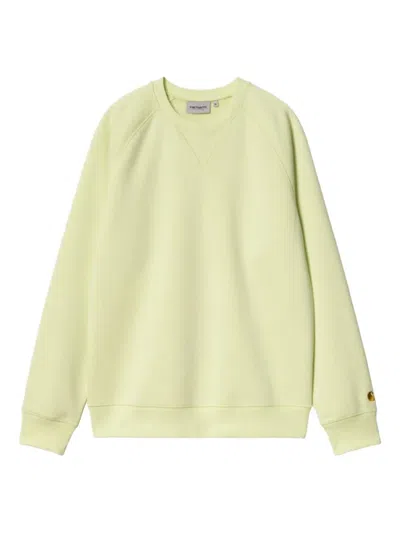 Carhartt Chase Crew-neck Sweatshirt In Green