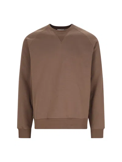 Carhartt 'chase' Crew Neck Sweatshirt In Brown