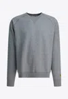 Carhartt Chase Crewneck Sweatshirt In Gray