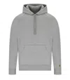 Carhartt Wip Chase Grey Hoodie In Gray