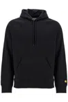 Carhartt Felpa Hooded Chase Black In Black / Gold (black)