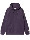 Carhartt Chase Hooded Sweatshirt In Blue