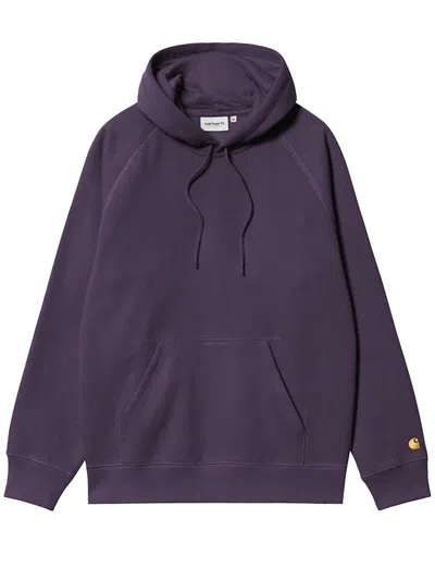 Carhartt Chase Hooded Sweatshirt In Blue