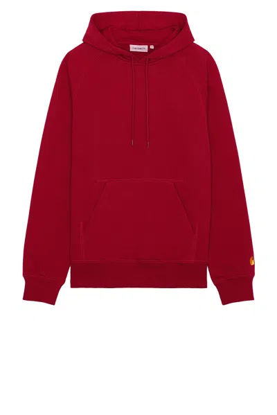 Carhartt Chase Hoodie In Red