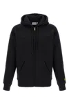 Carhartt Embroidered-logo Cotton-blend Jacket In Black