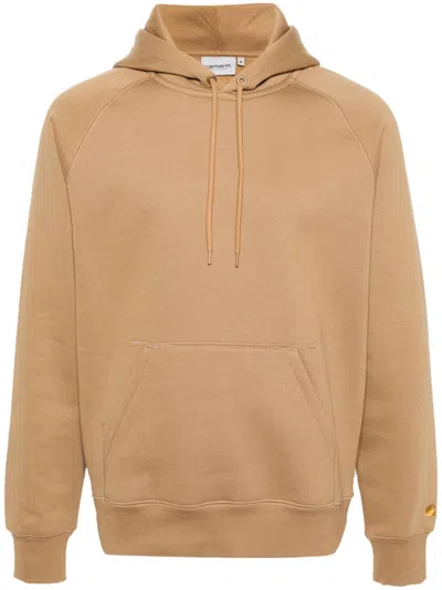 Carhartt Chase Hoodie In Braun