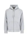Carhartt Wip Chase Zip Hoodie In Gray