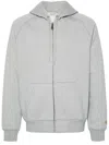 Carhartt Work In Progress Chase Cotton Blend Zip-up Hoodie In Grey