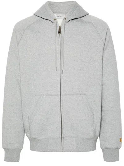 Carhartt Chase Hooded Jacket In Grey Heather