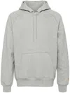 Carhartt Light Grey Cotton Blend Hooded Chase Sweat In Grey