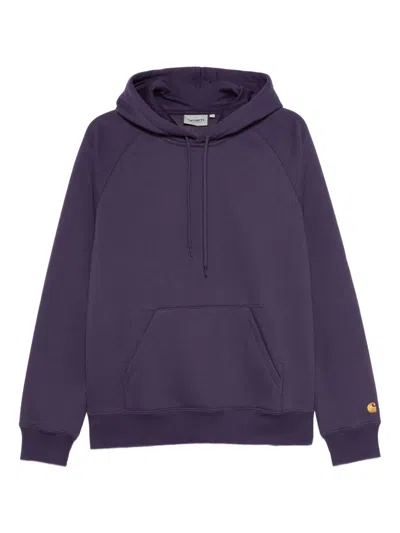 Carhartt Chase Hoodie In Purple