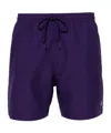 Carhartt Chase Logo-embroidered Swim Shorts In Blue