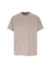 Carhartt Wip Chase Short Sleeved T Shirt Beige