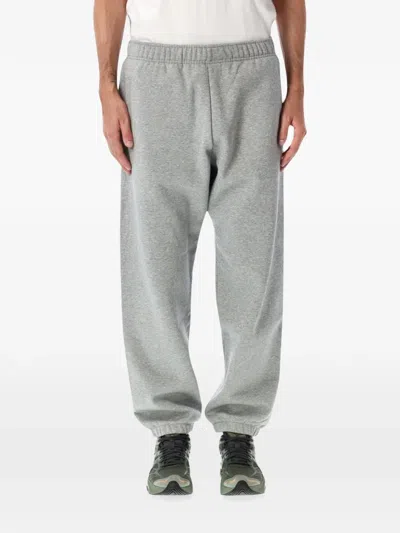 Carhartt Chase Logo-embroidered Track Pants In Gray
