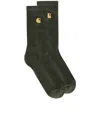 Carhartt Chase Olive Green Socks In Green