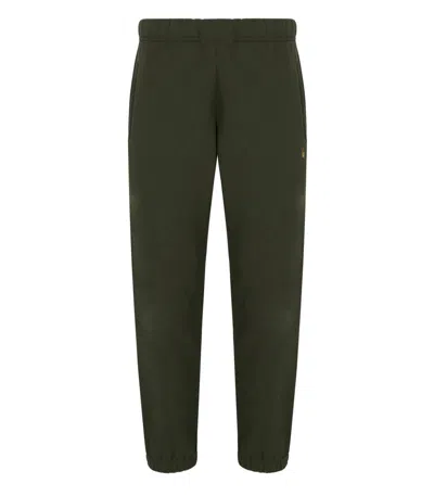 Carhartt Wip Chase Olive Green Sweatpants In Gray