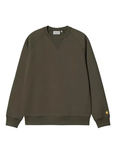 Carhartt Chase Raglan Sweater In Green